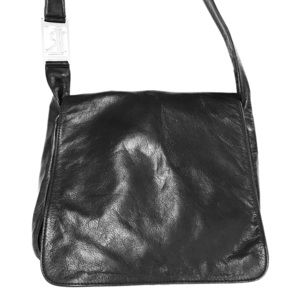 Ralph Lauren Black Leather Shoulder Bag
